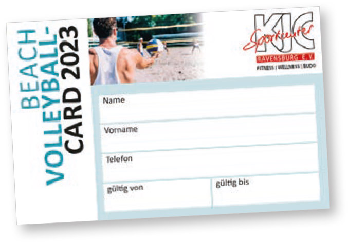 Beach Volleyball-Card 2023